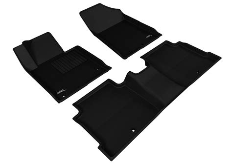3D MAXpider KAGU Floor Mat (BLACK) compatible with KIA OPTIMA 2016-2020 ...