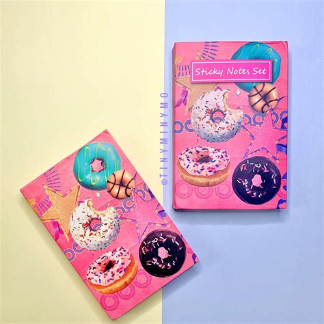 Cute Donut Sticky Notebook Online In India