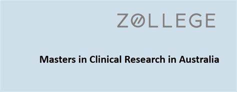 Masters in Clinical Research in Australia: Universities, Deadlines ...