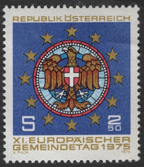 SCG12007 - Austria 1975 European Municipal Day Commemorative Stamp ...