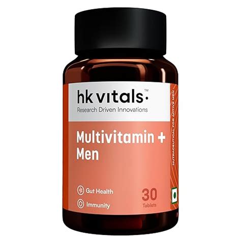 hk vitals Multivitamin Plus Men, 30 Tablets | Daily Multivitamin for ...
