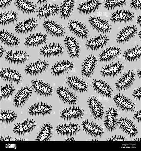 Seamless pattern of small virus, particles and molecules Stock Vector Image & Art - Alamy