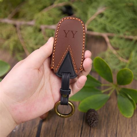 Buy Personalized Key Case Handmade Remote Key Fob Cover Unisex Car ...