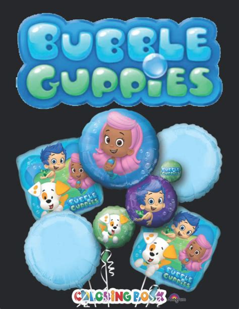 Bubble Guppies Coloring Book 40 Bubble Guppies Colouring Pages Kids ...