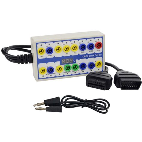 OBDII Breakout Box OBD OBD2 Break Out Box Car Protocol Detector Auto ...