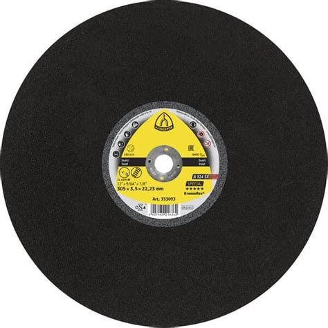 A 924 SX SPECIAL — Kronenflex® large cutting-off wheels for Steel ...