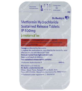 Metsmall 500 Tablet 28: Uses, Side Effects, Price & Substitutes