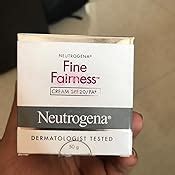 Neutrogena Fine Fairness Cream For Face SPF 20 PA+, 50g : Amazon.in: Beauty