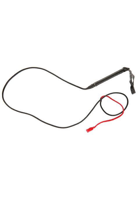 Classic Black Whip Costume Prop | Costume Accessories