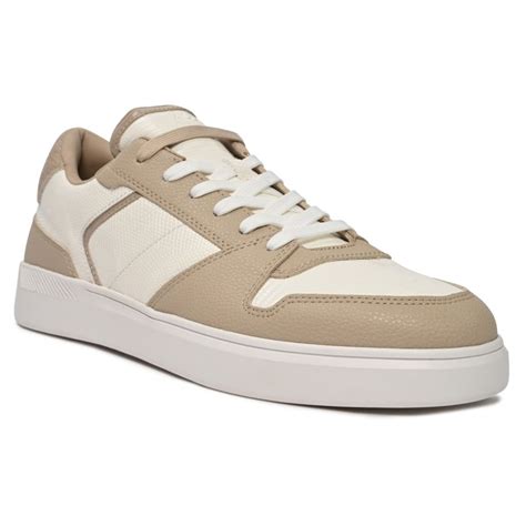 Buy Aldo ZETHANA-IN116 Men White & Beige Sneakers Online