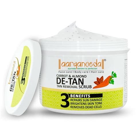 Buy Aryanveda Detan Tan Removal Brightening & Revitalizing Face Scrub ...