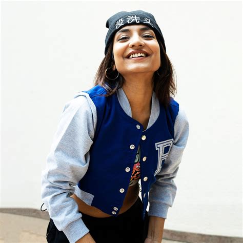 Blue Crop Varsity Jacket – I Z F