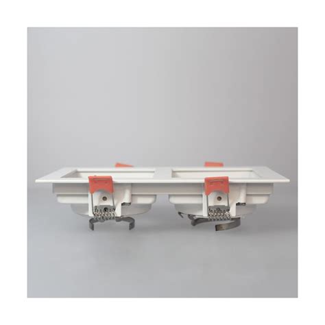 Akrah recessed spotlight, rectangular white with bulb replacement from ...