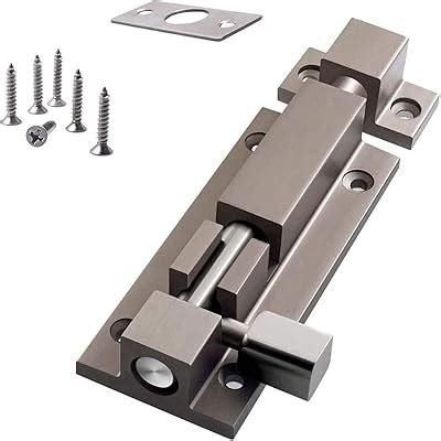 ZhiJin Door Lock,Thick Slide Barrel Door Bolt Latch Heavy India | Ubuy