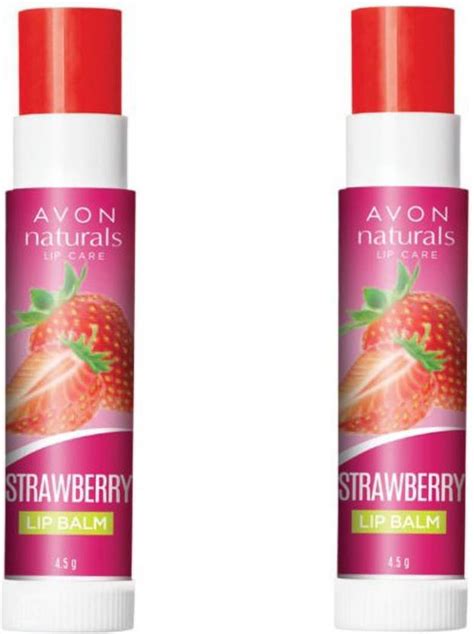 Avon Anew Naturals Strawberry Lip Balm (set of 2) Fruity - Price in ...