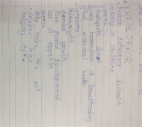 Explain marasmus and kwashiorkor ? - Brainly.in