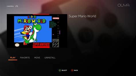 Making SNES ROMs easily runnable on OUYA