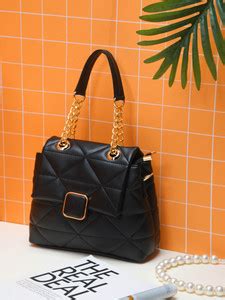 Caressa Black Sling Bag TOP HANDLE TRENDING DESING WOMEN HAND SLING BAG ...