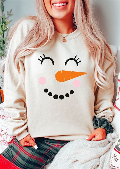 Womens Christmas Sweatshirt, Christmas Sweater, Christmas Crewneck ...