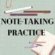 Image result for Note Taking Practice
