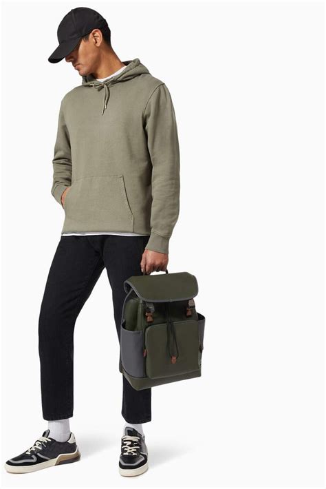 Coach League Flap Backpack in Colorblock Leather Backpack Coach