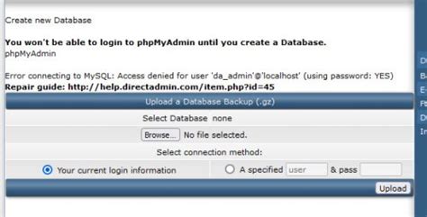 Access Is Denied for Admin User MySQL 的图像结果