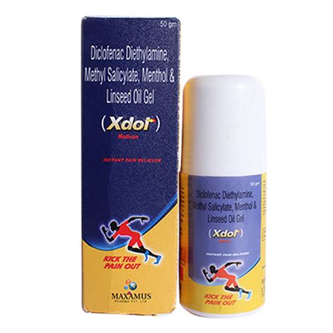 X Dol Roll On Ointment 50gm Price, Uses, Side Effects, Composition ...