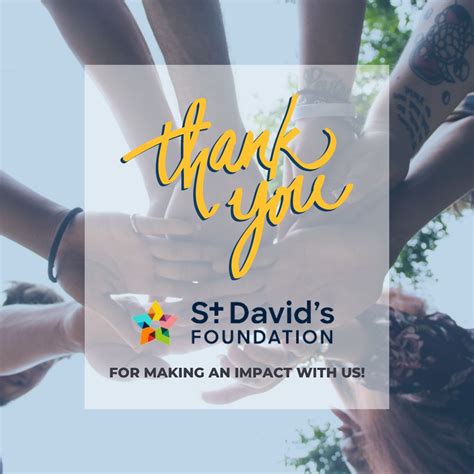 Thank you, St. David's Foundation for your generous grant that will ...
