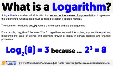 Image result for Logarithm Definition Math
