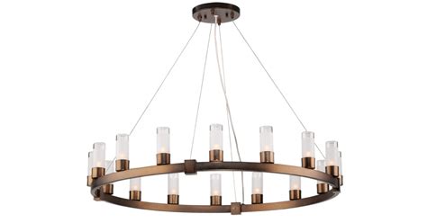 Forecast Lighting F156168 16 Light Up Lighting Circle Chandelier from ...