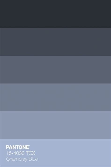 PANTONE 15-4030 TCX Chambray Blue Color Shades | Pantone colour ...