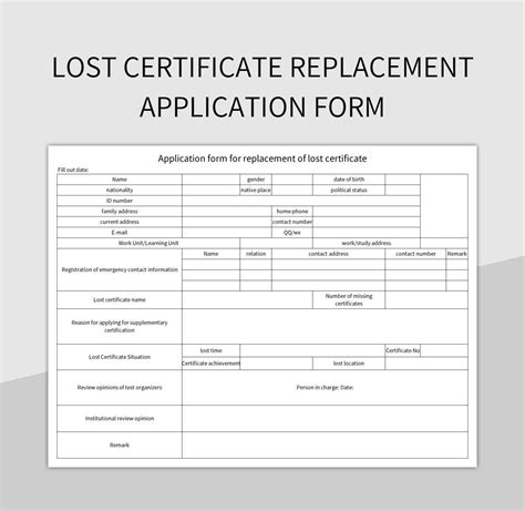 Lost And Found Registration Form Excel Template And Google Sheets File ...