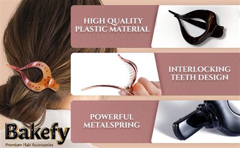 Bakefy 1 Pc Claw Clip Hair Claw Clips for Women and Girls, Hair Clutch ...