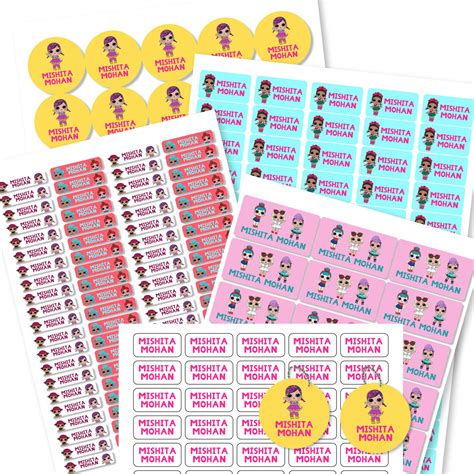 Waterproof Name Labels for Kids - LOL Surprise / Label Shabel – Labelshabel
