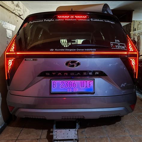 Jual Cover Mika-AKRILIK Stop-Rem Lampu Mobil Stargazer Black/Hitam ...