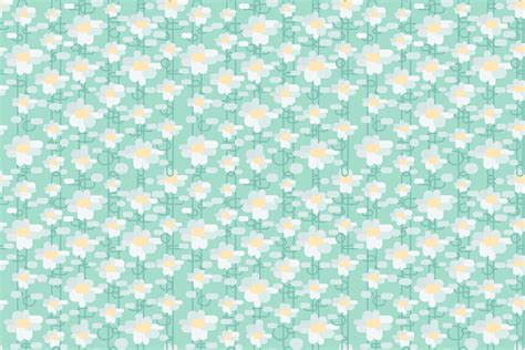 Spring Daisy Flower Pattern 的图像结果