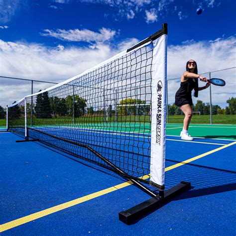 22 ft Portable Pickleball Net Set | Sturdy Steel Frame & Easy Setup
