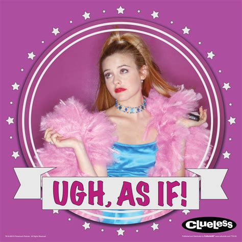 Culturenik Clueless Cher Ugh As If Teen Comedy Movie Film Poster Print ...