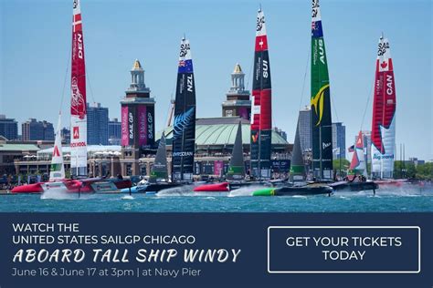 Watch United States SailGP Chicago Aboard Tall Ship Windy, Navy Pier ...
