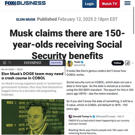 Elon Musk's DOGE Reveals 395 Million Active Social Security Numbers ...