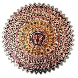 Buy UNIq Diwali 24 K Gold Foil Plated Self Adhesive 3D Rangoli/Home ...