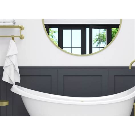 Pfister Tisbury Brushed Gold 3-handle Freestanding High-arc Bathtub ...