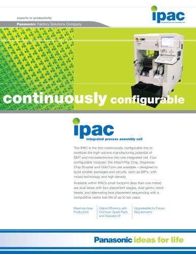 NPM-D3 - Panasonic Factory Automation Company - PDF Catalogs ...