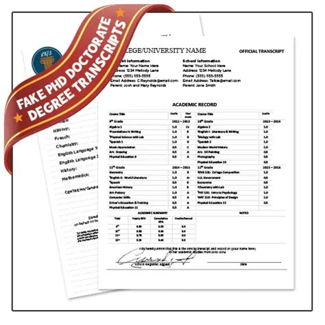 Image result for PhD Transcript