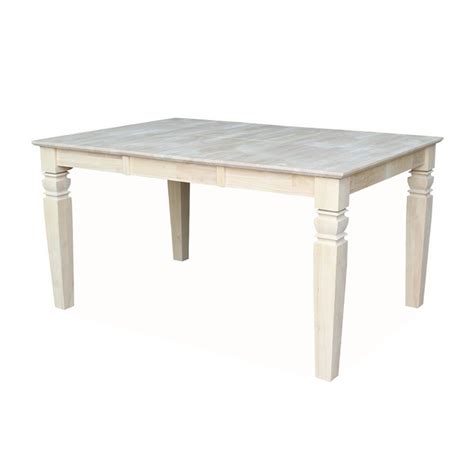 Unfinished Dining Room Tables