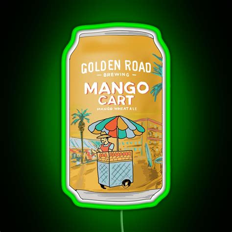 Golden Road Mango Cart Rgb Neon Sign – Neon Factory