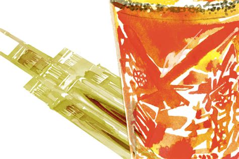 St. Regis Bloody Mary recipe book with signature red cocktail