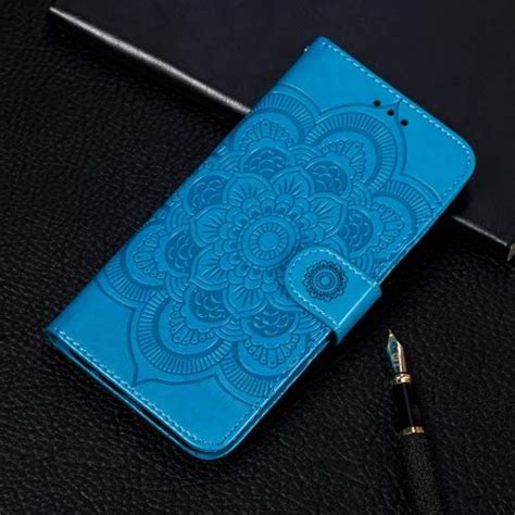 Mandala Embossing Pattern Horizontal Flip Leather Case for Samsung ...