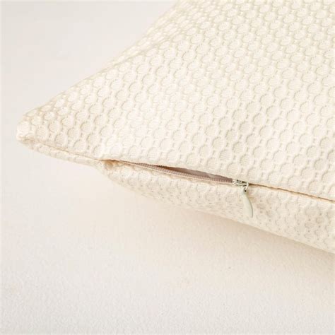 Buy Fiesta Beige Textured Cotton Cushion Cover- Set of 2- 40 x 40 cm ...