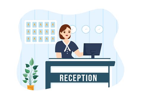 Hotel Front Desk Clipart